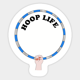 hula hoop hoop life Sticker